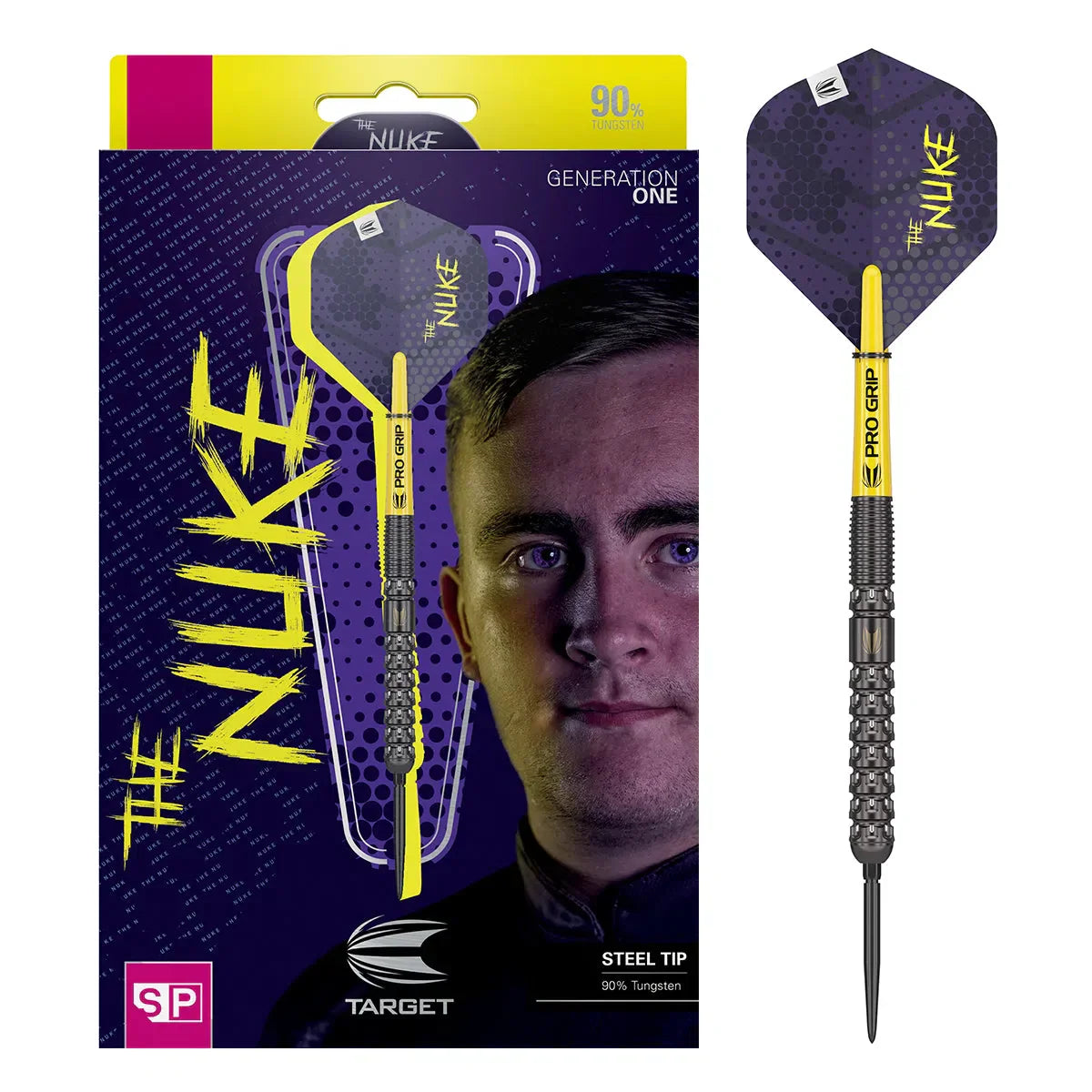 Target Darts Luke Littler Gen 1 SP 90% Tungsten Steel Tip Darts